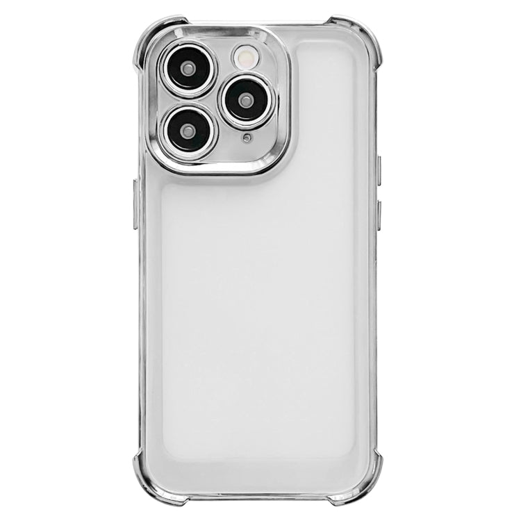 Electroplating Four-corner Shockproof Space Phone Case, For iPhone 15 Pro Max, For iPhone 15 Pro, For iPhone 15 Plus, For iPhone 15