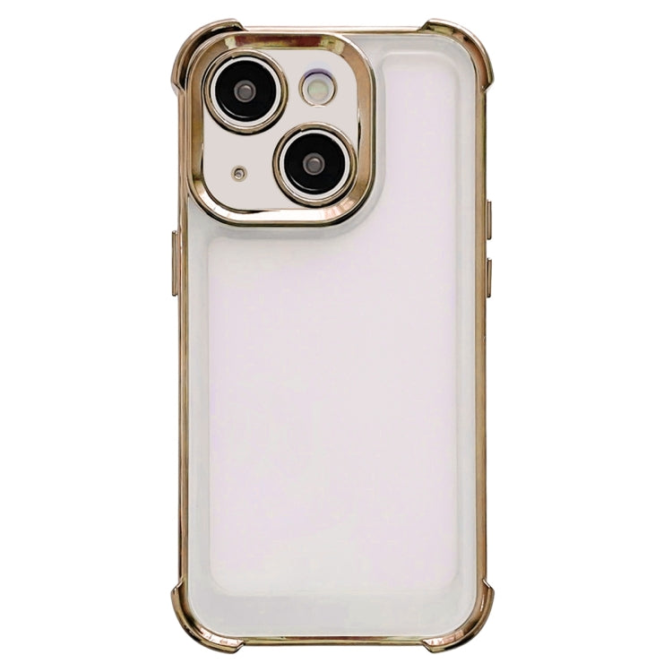 Electroplating Four-corner Shockproof Space Phone Case, For iPhone 15 Pro Max, For iPhone 15 Pro, For iPhone 15 Plus, For iPhone 15