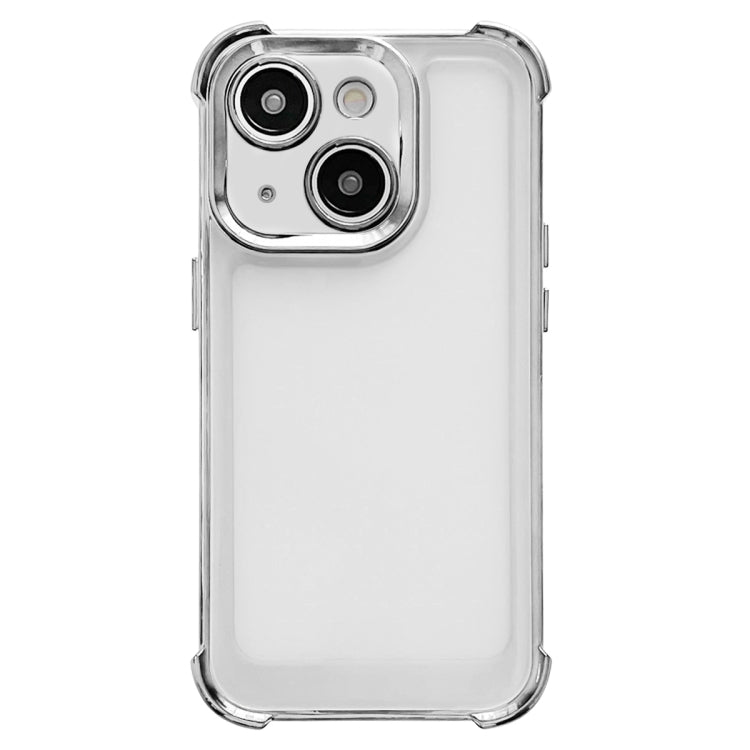 Electroplating Four-corner Shockproof Space Phone Case, For iPhone 15 Pro Max, For iPhone 15 Pro, For iPhone 15 Plus, For iPhone 15