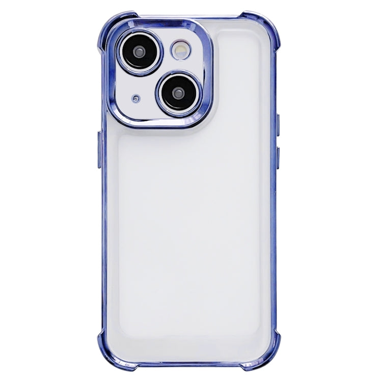 Electroplating Four-corner Shockproof Space Phone Case, For iPhone 15 Pro Max, For iPhone 15 Pro, For iPhone 15 Plus, For iPhone 15