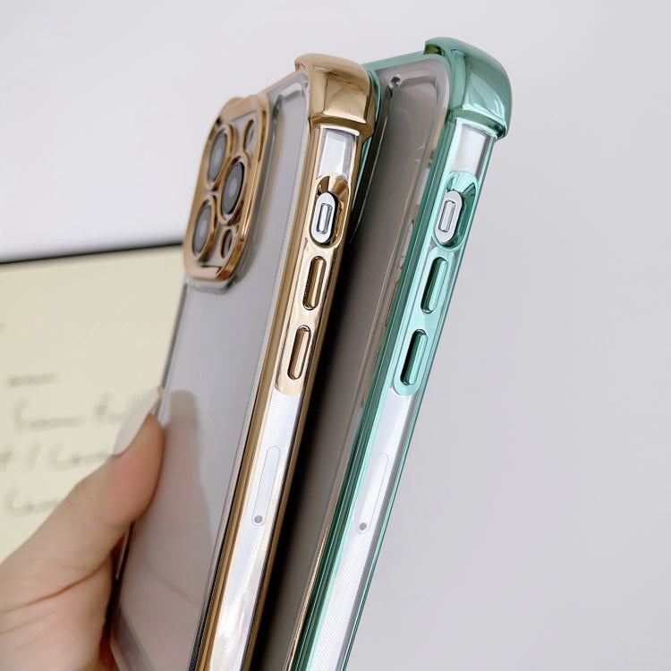 Electroplating Four-corner Shockproof Space Phone Case, For iPhone 15 Pro Max, For iPhone 15 Pro, For iPhone 15 Plus, For iPhone 15