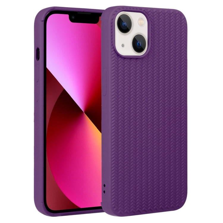 Weave Texture Silicone Phone Case, For iPhone 13, For iPhone 13 Pro