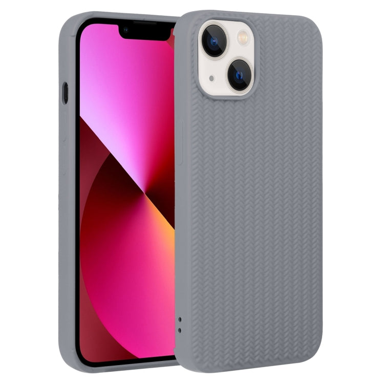 Weave Texture Silicone Phone Case, For iPhone 13, For iPhone 13 Pro