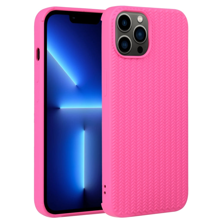 Weave Texture Silicone Phone Case, For iPhone 13, For iPhone 13 Pro