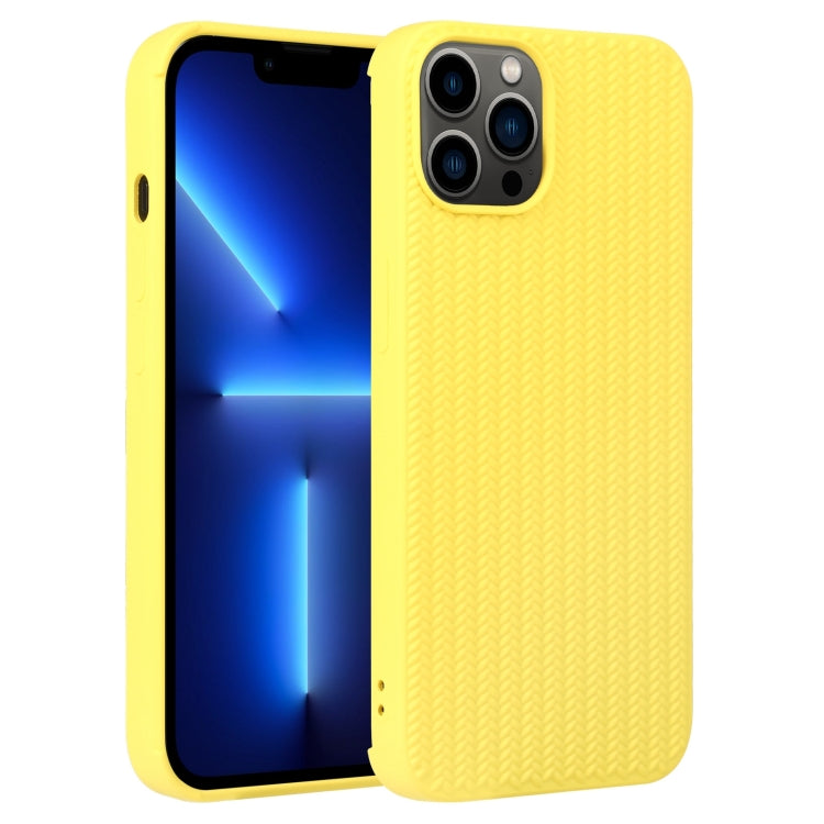 Weave Texture Silicone Phone Case, For iPhone 13, For iPhone 13 Pro