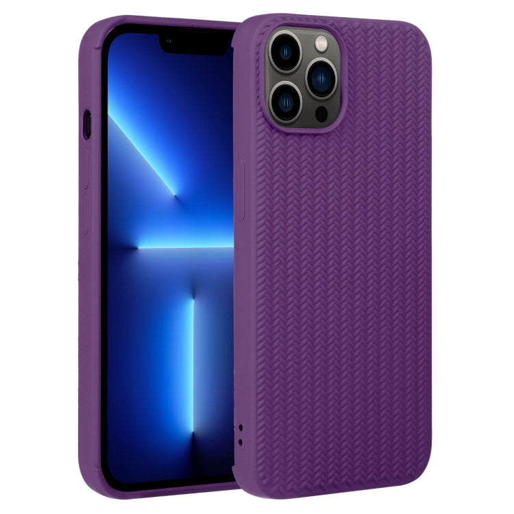 Weave Texture Silicone Phone Case, For iPhone 13, For iPhone 13 Pro