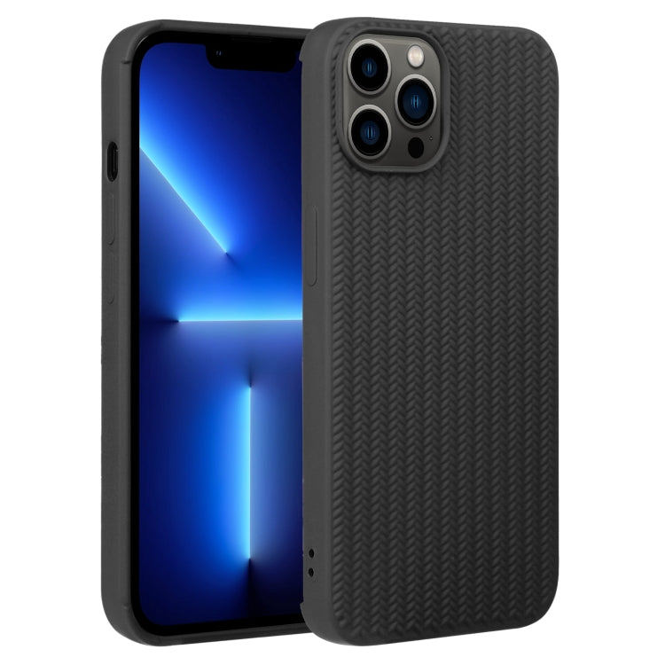 Weave Texture Silicone Phone Case, For iPhone 13, For iPhone 13 Pro