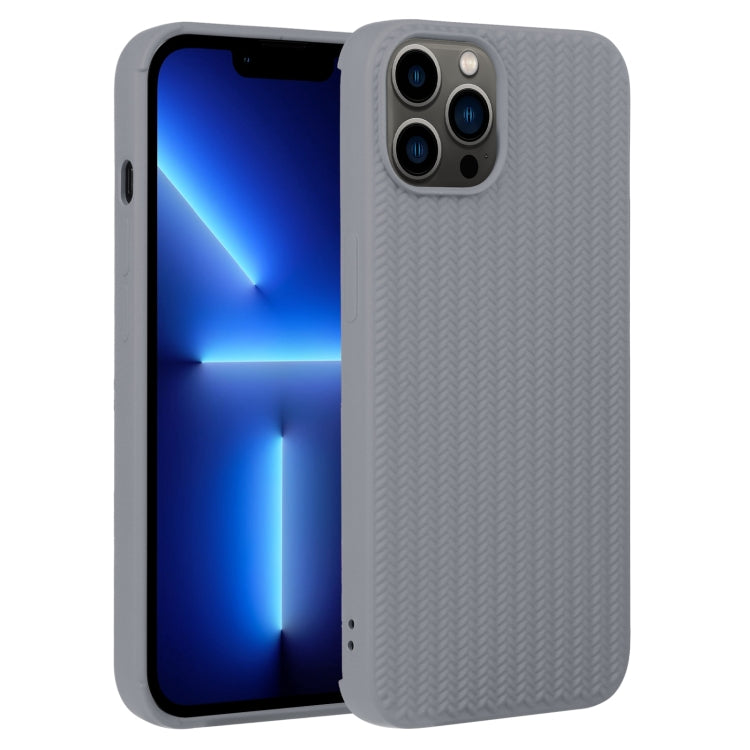 Weave Texture Silicone Phone Case, For iPhone 13, For iPhone 13 Pro