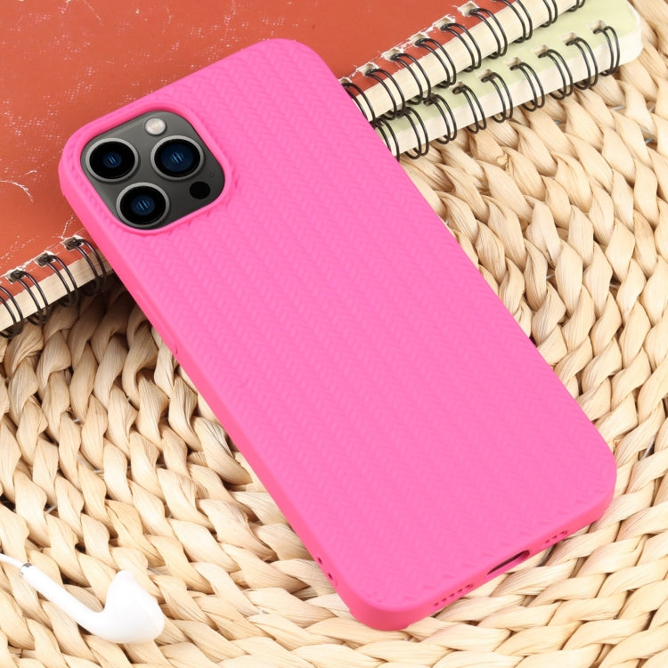 Weave Texture Silicone Phone Case, For iPhone 13 Pro Max, For iPhone 12