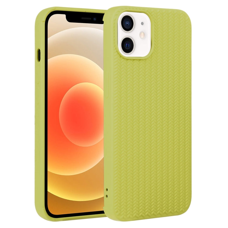 Weave Texture Silicone Phone Case, For iPhone 13 Pro Max, For iPhone 12