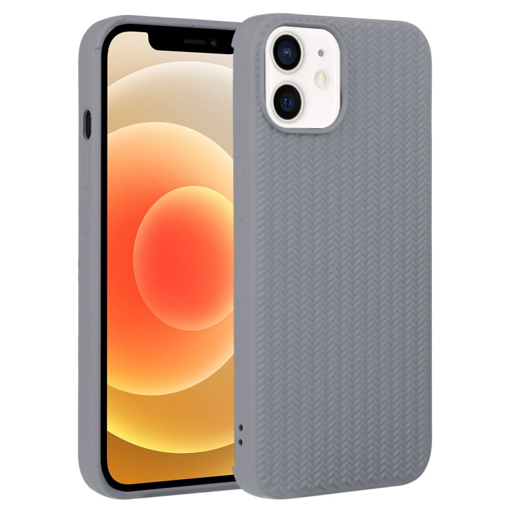 Weave Texture Silicone Phone Case, For iPhone 13 Pro Max, For iPhone 12