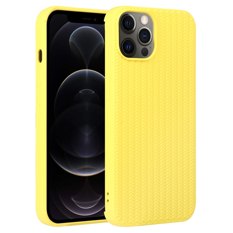 Weave Texture Silicone Phone Case, For iPhone 12 Pro, For iPhone 12 Pro Max