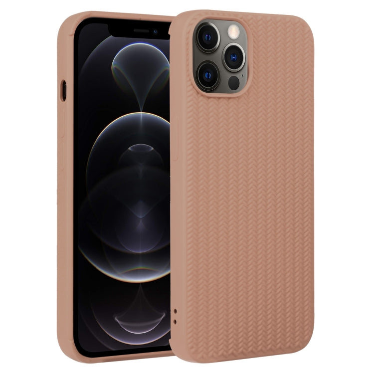 Weave Texture Silicone Phone Case, For iPhone 12 Pro, For iPhone 12 Pro Max