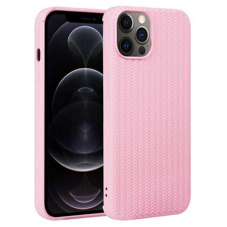 Weave Texture Silicone Phone Case, For iPhone 12 Pro, For iPhone 12 Pro Max