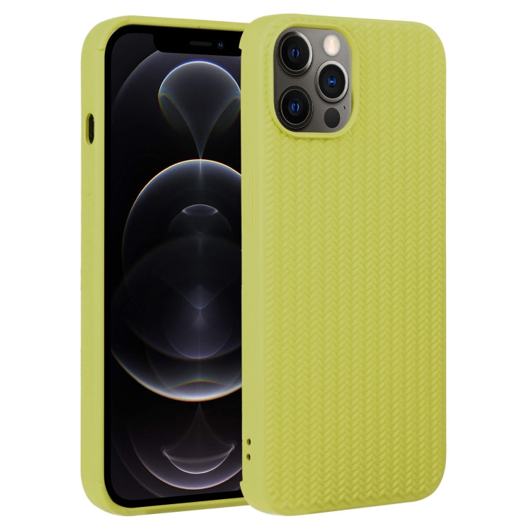 Weave Texture Silicone Phone Case, For iPhone 12 Pro, For iPhone 12 Pro Max