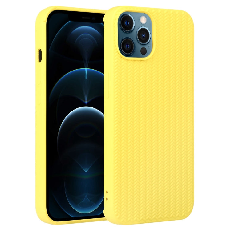 Weave Texture Silicone Phone Case, For iPhone 12 Pro, For iPhone 12 Pro Max