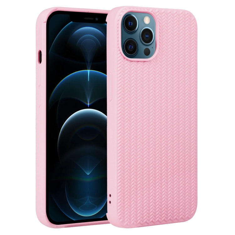 Weave Texture Silicone Phone Case, For iPhone 12 Pro, For iPhone 12 Pro Max