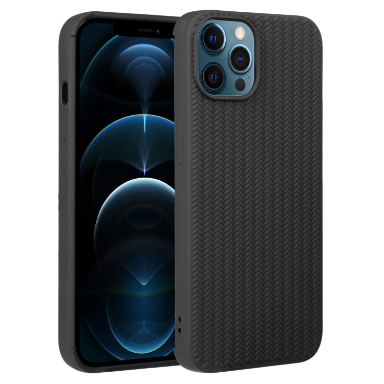 Weave Texture Silicone Phone Case, For iPhone 12 Pro, For iPhone 12 Pro Max