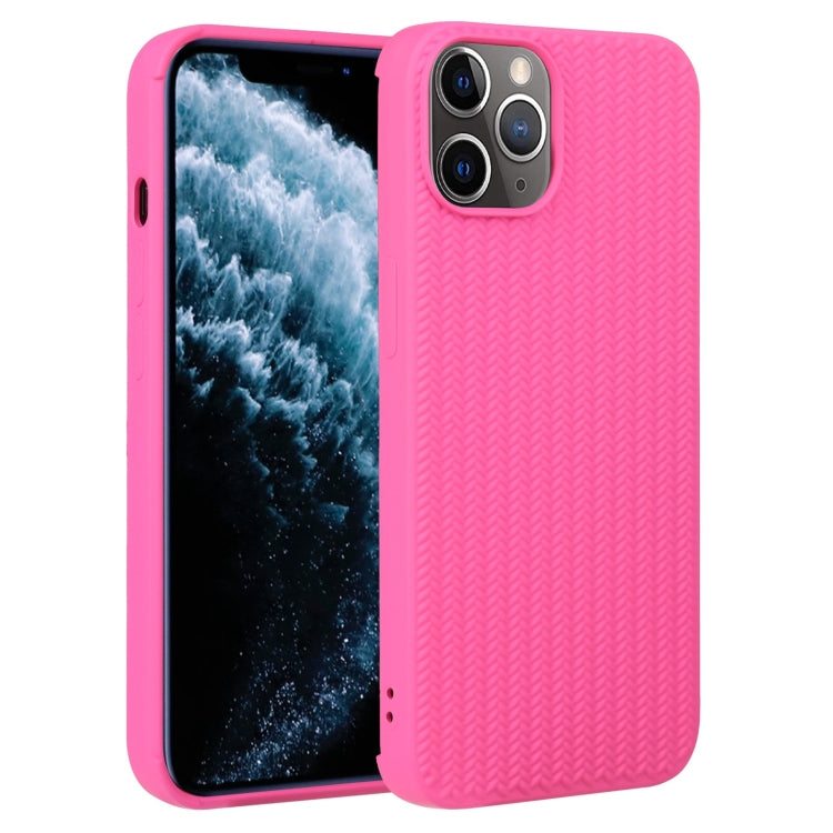 Weave Texture Silicone Phone Case, For iPhone 11, For iPhone 11 Pro Max