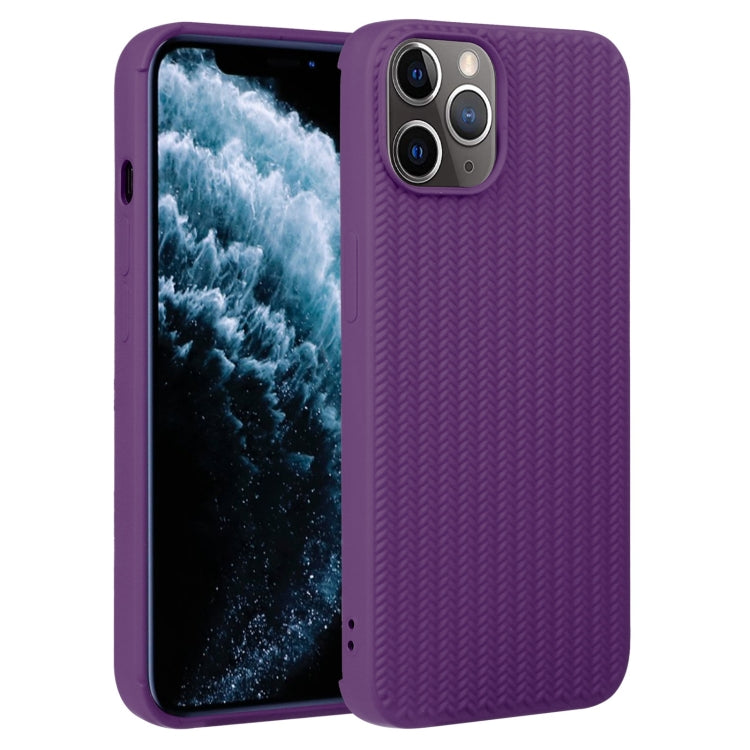 Weave Texture Silicone Phone Case, For iPhone 11, For iPhone 11 Pro Max