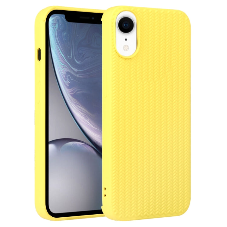Weave Texture Silicone Phone Case, For iPhone X / XS, For iPhone XR