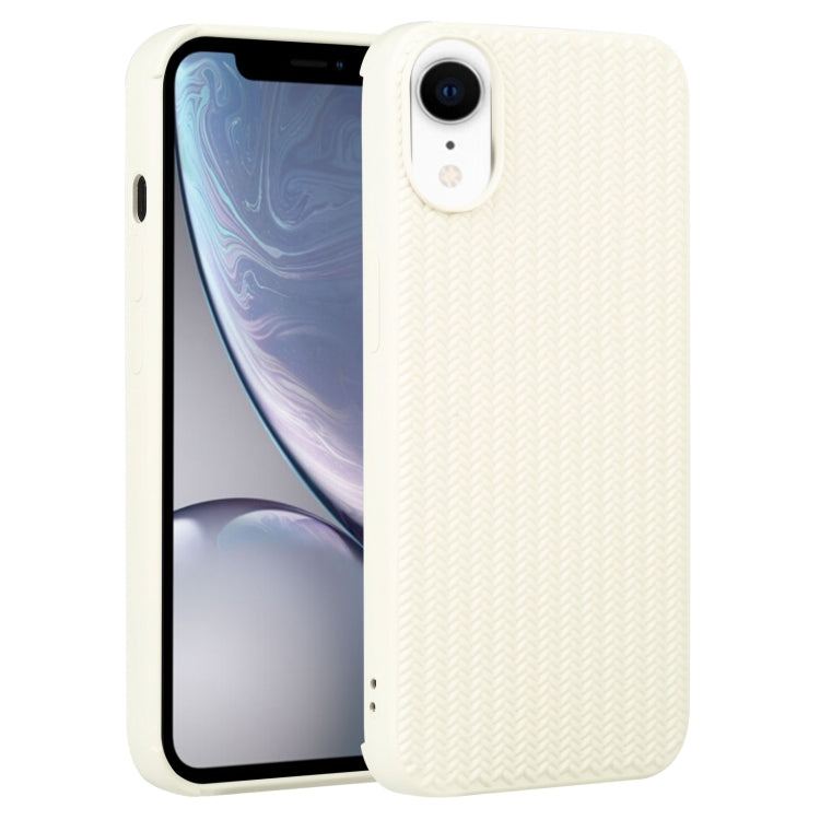 Weave Texture Silicone Phone Case, For iPhone X / XS, For iPhone XR