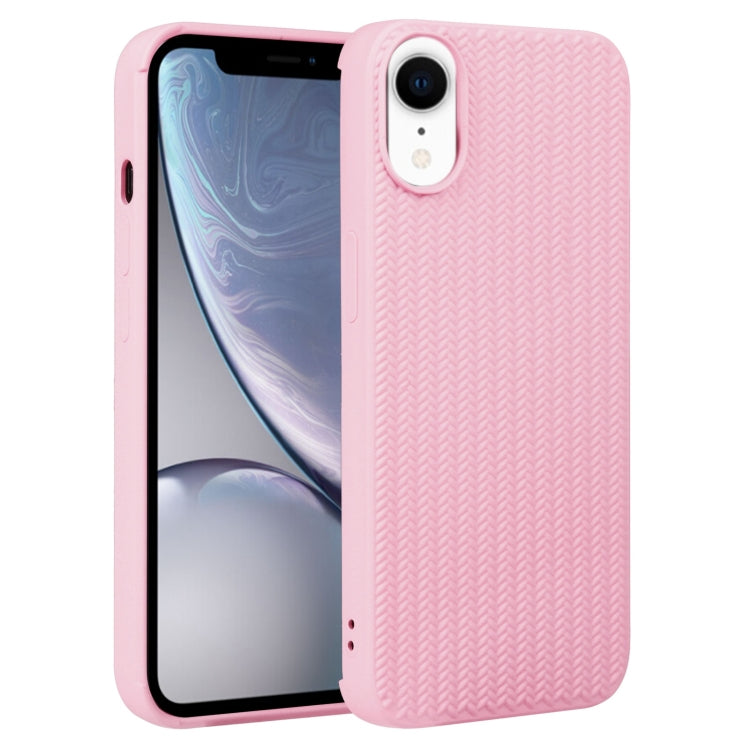 Weave Texture Silicone Phone Case, For iPhone X / XS, For iPhone XR