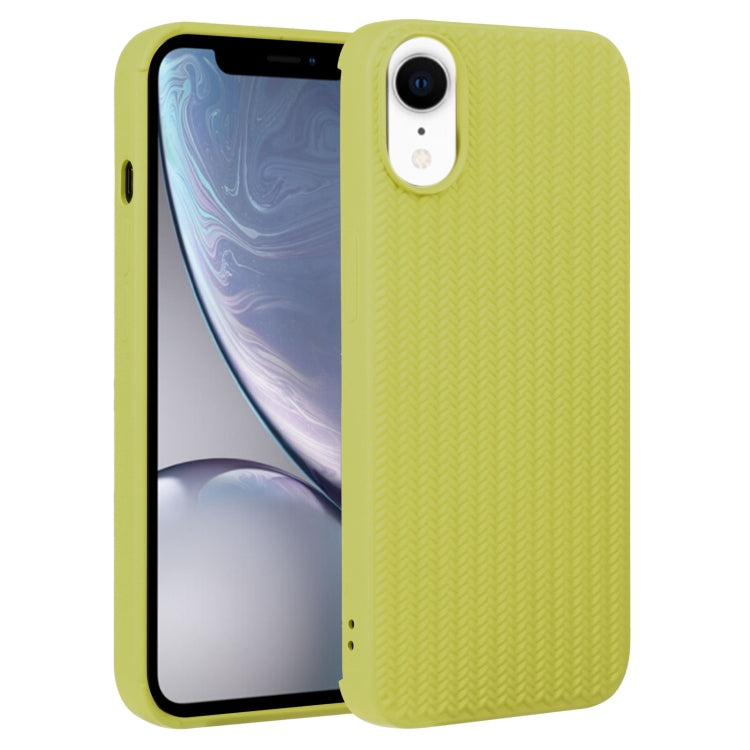 Weave Texture Silicone Phone Case, For iPhone X / XS, For iPhone XR