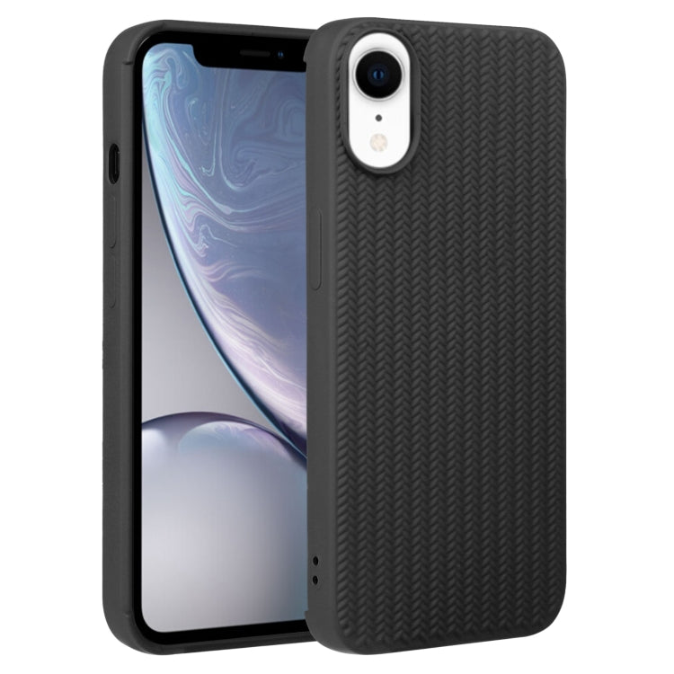 Weave Texture Silicone Phone Case, For iPhone X / XS, For iPhone XR