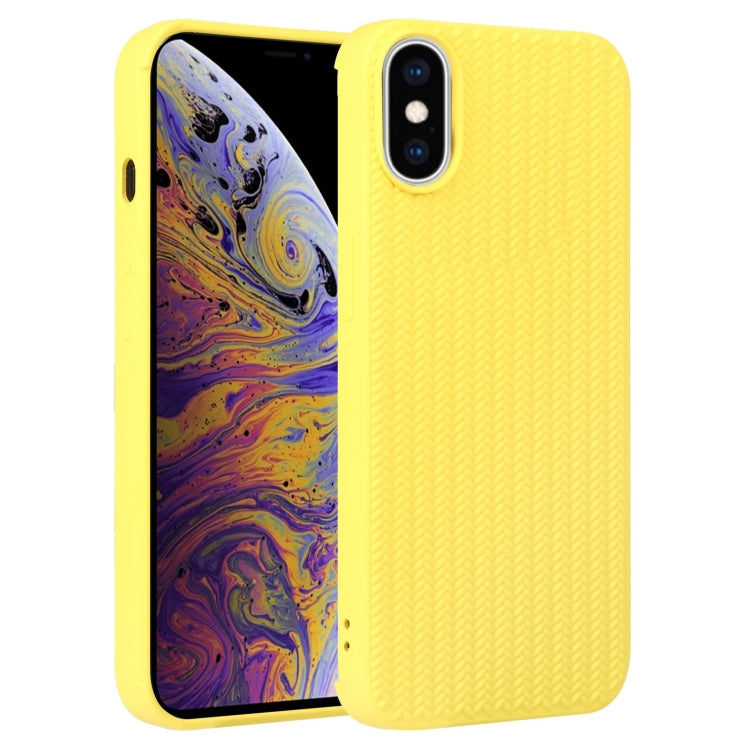 Weave Texture Silicone Phone Case, For iPhone XS Max, For iPhone SE 2022 / SE 2020 / 7 / 8