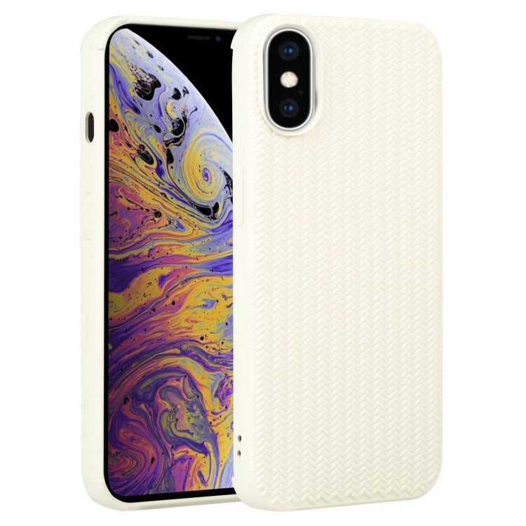 Weave Texture Silicone Phone Case, For iPhone XS Max, For iPhone SE 2022 / SE 2020 / 7 / 8