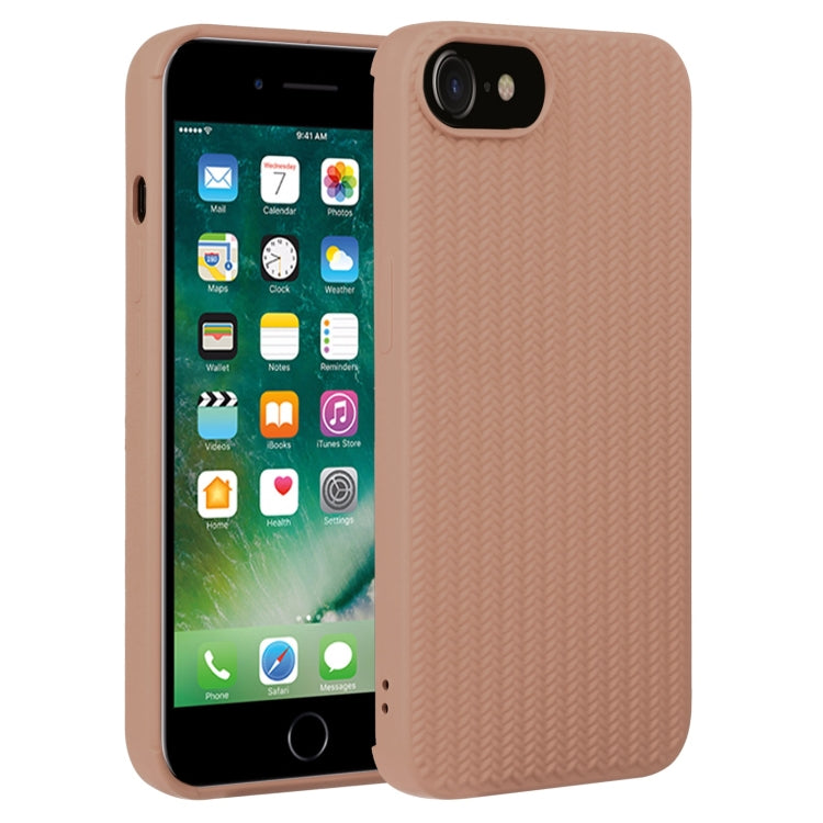 Weave Texture Silicone Phone Case, For iPhone XS Max, For iPhone SE 2022 / SE 2020 / 7 / 8
