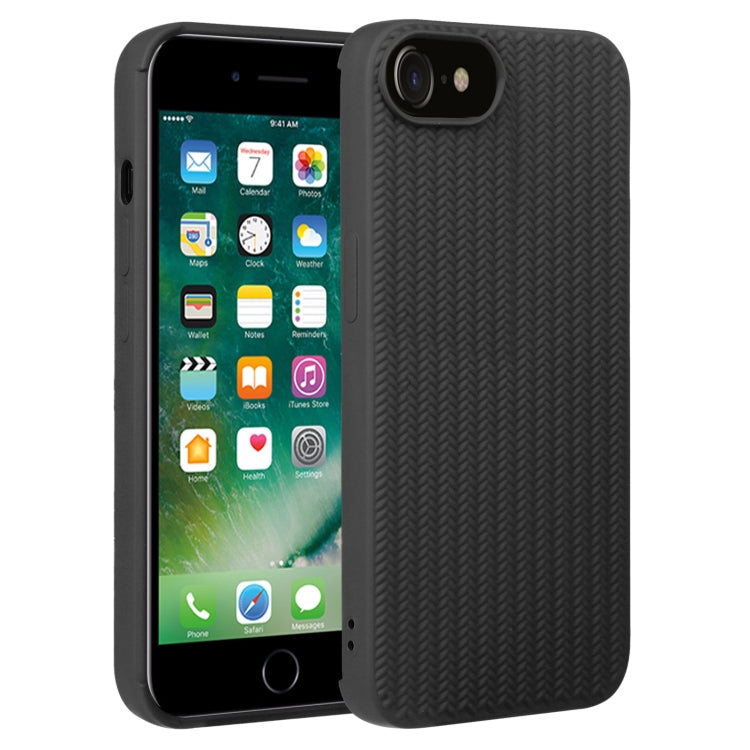 Weave Texture Silicone Phone Case, For iPhone XS Max, For iPhone SE 2022 / SE 2020 / 7 / 8