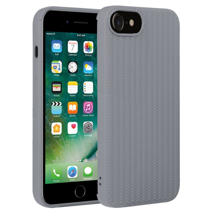 Weave Texture Silicone Phone Case, For iPhone XS Max, For iPhone SE 2022 / SE 2020 / 7 / 8