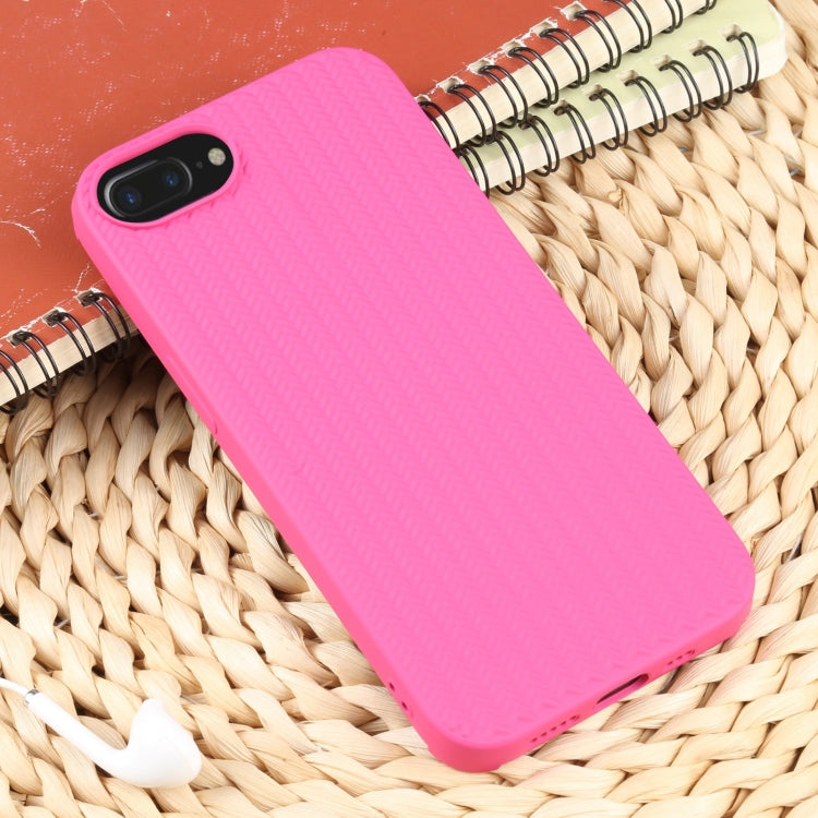 Weave Texture Silicone Phone Case, For iPhone 7 Plus / 8 Plus
