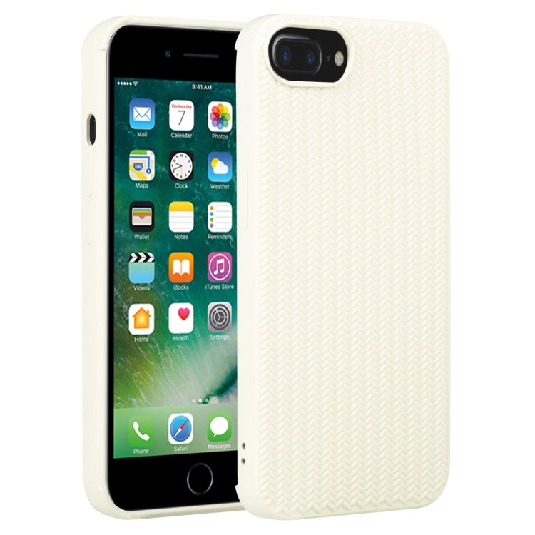 Weave Texture Silicone Phone Case, For iPhone 7 Plus / 8 Plus