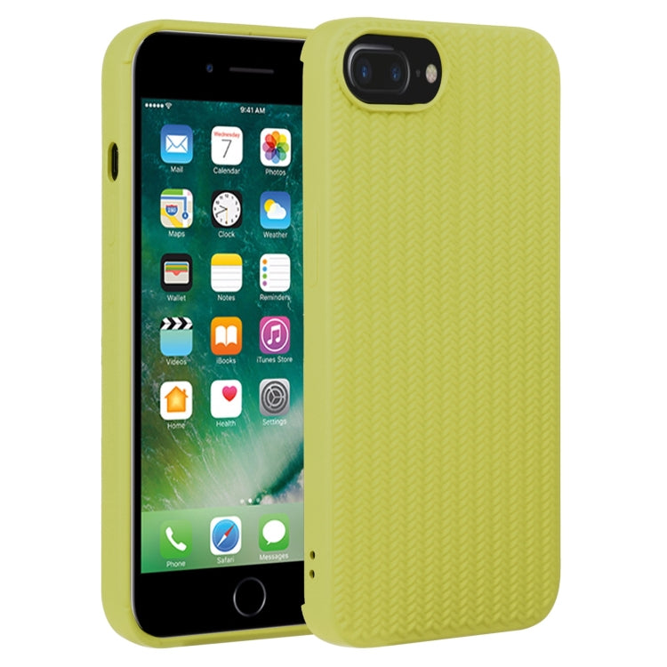 Weave Texture Silicone Phone Case, For iPhone 7 Plus / 8 Plus
