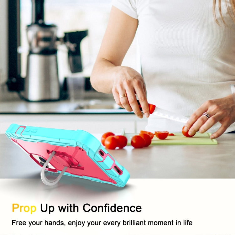 Two-color Ring Holder Phone Case, For iPhone 14, For iPhone 14 Plus