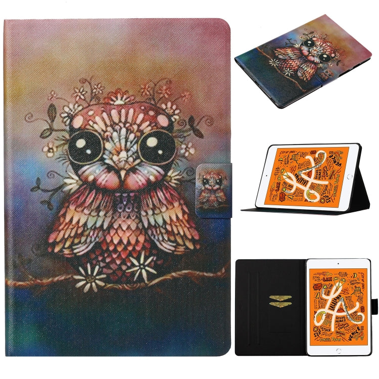 Coloured Drawing Pattern Horizontal Flip Leather Case with Holder & Card Slot & Sleep / Wake-up Function, For iPad Pro 11 (2020), For iPad mini 5 / 4 / 3 / 2 / 1, For iPad 10.2, For iPad Pro 10.5