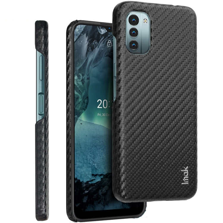 imak Ruiyi Series Carbon Fiber PU + PC Phone Case, For Honor 70 5G, For Xiaomi Poco C40, For Xiaomi 12T 5G/Redmi K50 Ultra 5G, For Nokia G11/G21, For Samsung Galaxy A04 4G, For Samsung Galaxy A23E