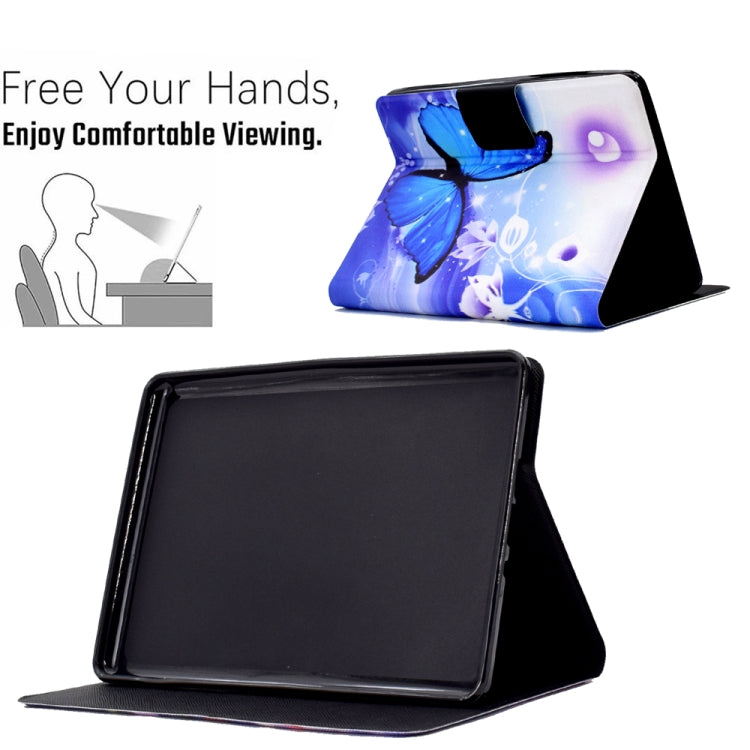 Electric Pressed TPU Smart Leather Tablet Case