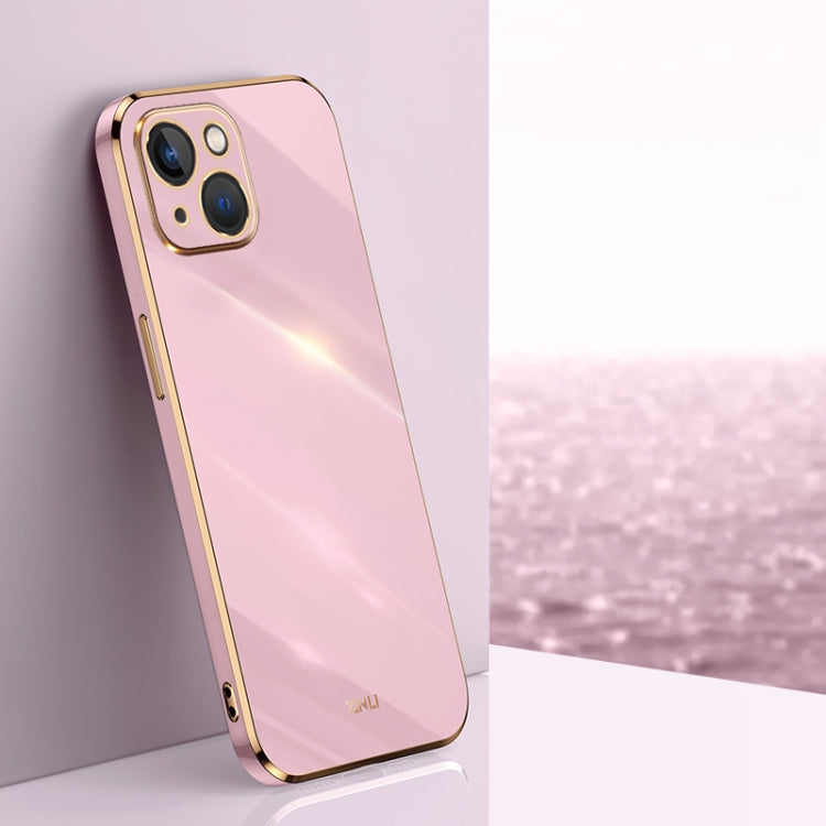 XINLI Straight Edge 6D Electroplate TPU Phone Case