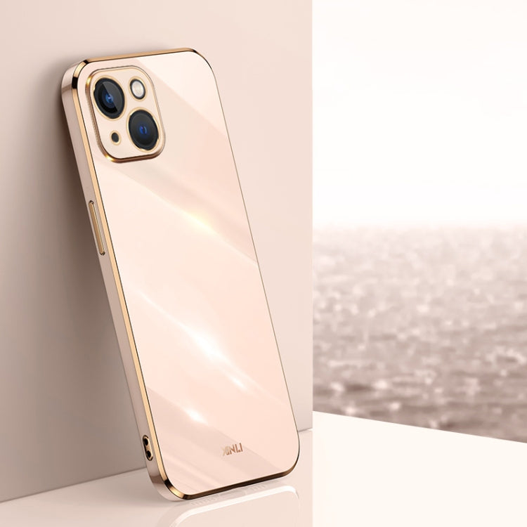 XINLI Straight Edge 6D Electroplate TPU Phone Case