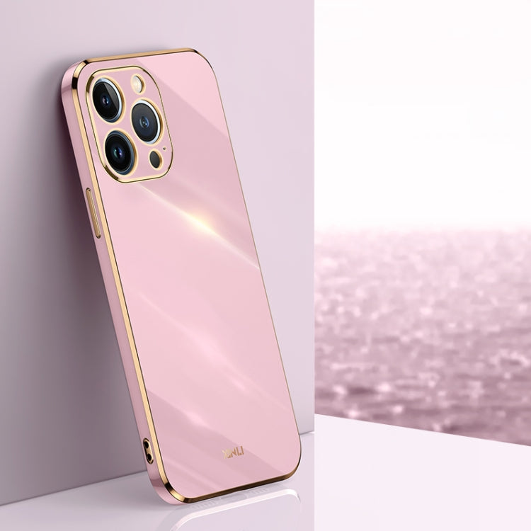XINLI Straight Edge 6D Electroplate TPU Phone Case