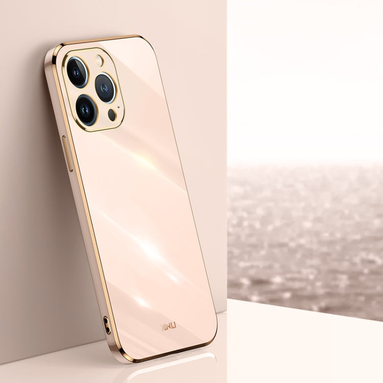 XINLI Straight Edge 6D Electroplate TPU Phone Case