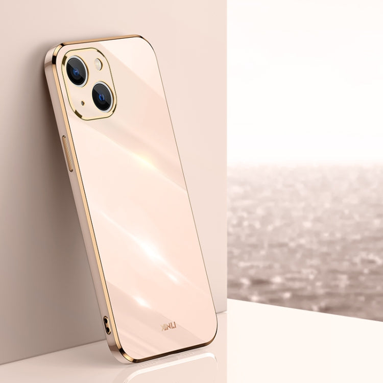 XINLI Straight Edge 6D Electroplate TPU Phone Case