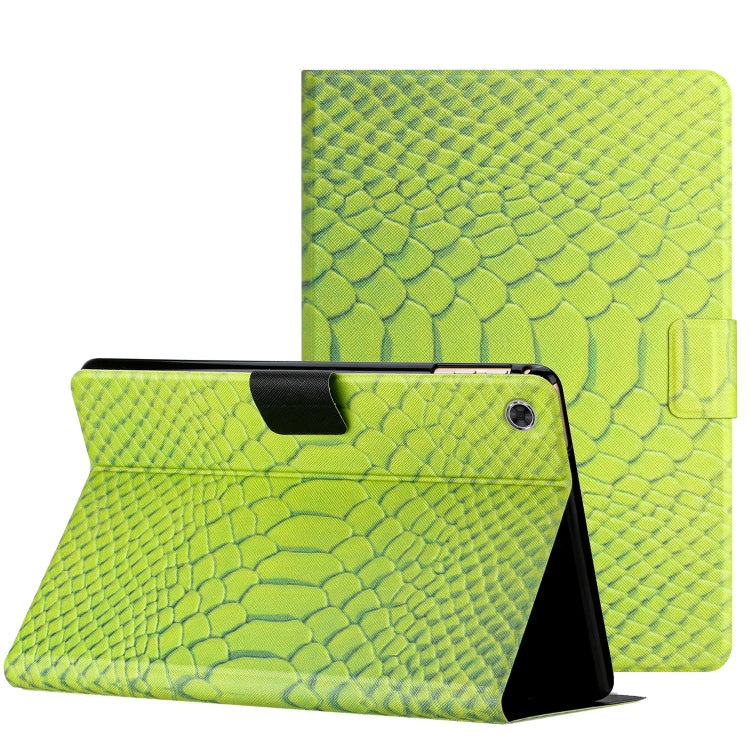 Solid Color Crocodile Texture Leather Smart Tablet Case, For Lenovo Tab M10 HD 2nd Gen, For Lenovo Tab M10 3rd Gen, For Lenovo Tab M10 Plus, For Lenovo Tab M10 Plus 10.6 3rd Gen 2022