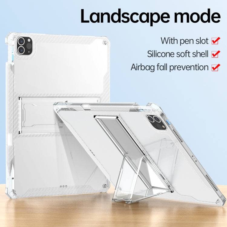 TPU + PC Airbag Full Coverage Shockproof Protective Tablet Case with Pen Slots, For iPad 9.7 inch, For iPad mini 6, For iPad Pro 11 inch, For iPad Pro 10.5 inch, For iPad 10.2 inch, For iPad Air 11 2024 / Air 4 / Air 5, For iPad mini 4 / mini 5