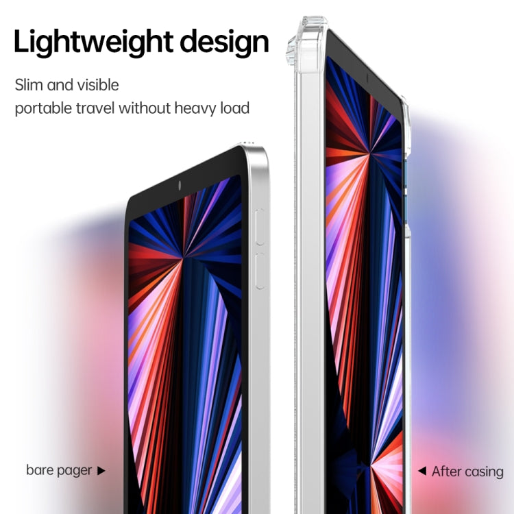 TPU + PC Airbag Full Coverage Shockproof Protective Tablet Case with Pen Slots, For iPad 9.7 inch, For iPad mini 6, For iPad Pro 11 inch, For iPad Pro 10.5 inch, For iPad 10.2 inch, For iPad Air 11 2024 / Air 4 / Air 5, For iPad mini 4 / mini 5