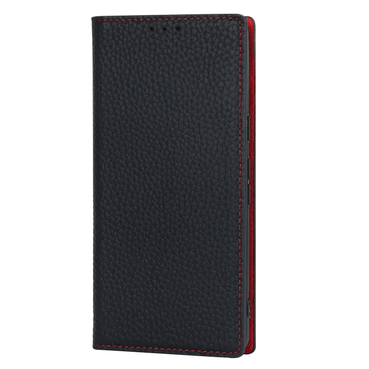 Litchi Texture Genuine Leather Phone Case, For Google Pixel 7 5G